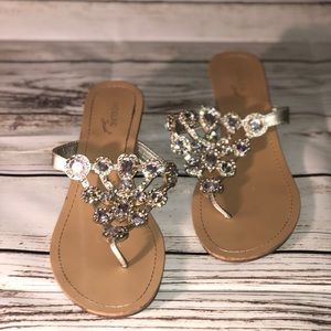 Jeweled sandals